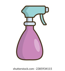 Cleaning spray bottle icon vector on trendy design