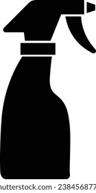 Icono de la botella de spray de limpieza | Limpiador de ventanas | Símbolo de pulverización de limpieza