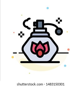 Cleaning, Spray, Clean Abstract Flat Color Icon Template