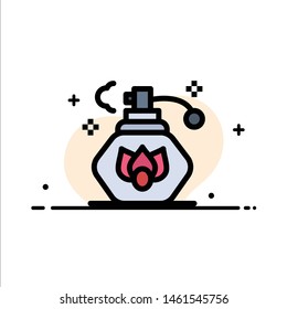 Cleaning, Spray, Clean  Business Flat Line Filled Icon Vector Banner Template. Vector Icon Template background