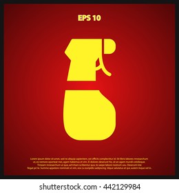cleaning spray icon
