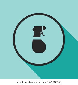 cleaning spray icon