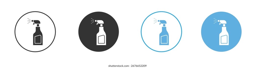 Icono de spray de limpieza. Plantilla de diseño de iconos gráficos