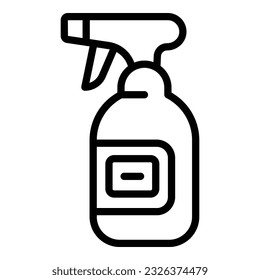 Cleaning spray icon outline vector. Home service. Work clean