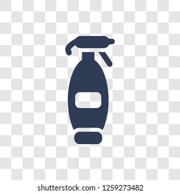 Cleaning spray icon. Trendy Cleaning spray logo concept on transparent background from cleaning collection