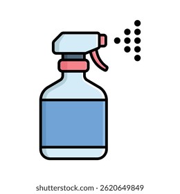 cleaning spray icon vector design template
