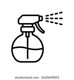 cleaning spray icon vector design template