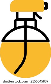 Cleaning spray, illustration, vector on a white background.