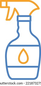 Icono del vector de limpieza de pulverización. Se puede usar para imprimir, móviles y aplicaciones web.
