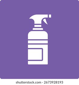 Icono del Vector del aerosol de limpieza. Se puede utilizar para aplicaciones de impresión, móviles y de Web.