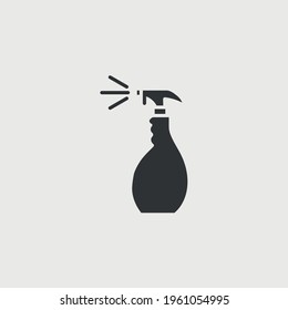 cleaning spray vector icon household