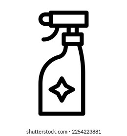 Diseño de iconos de la línea del vector de limpieza