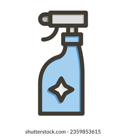 Icono De Colores Llenos De Linea Espectáculo De Vector De Pulverización Para Uso Personal Y Comercial.
