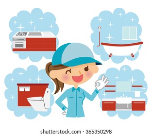 Cleaning suppliers.
