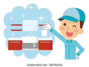 Cleaning suppliers.