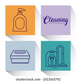 Cleaning supplies design