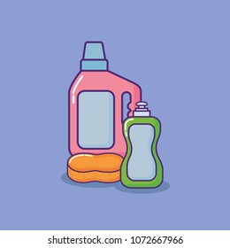 cleaning supplies design