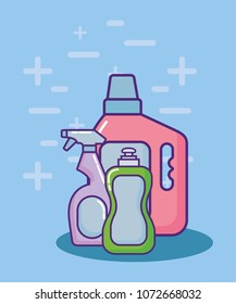 cleaning supplies design