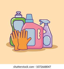 cleaning supplies design
