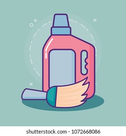 cleaning supplies design