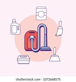 cleaning supplies design