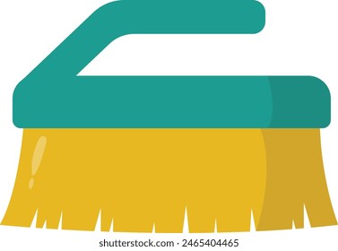 Cleaning Supplies Equipment with Flat Cartoon Design. Isolated on White Background.