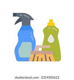 Cleaning Supplies icon in vector. Illustration
