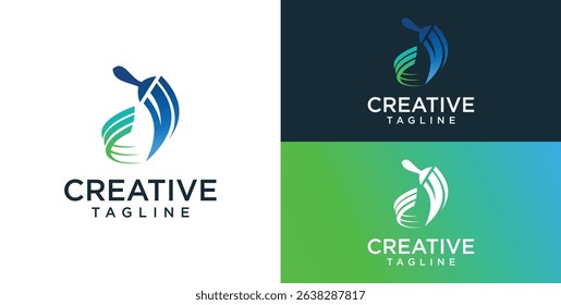 cleaning technology security services logo template