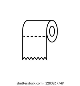 cleaning tissue, kitchen paper roll icon. Element of kitchen utensils icon for mobile concept and web apps. Detailed cleaning tissue, kitchen paper roll icon can be used for web