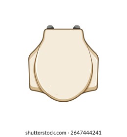 cleaning toilet seat cartoon. durability style, shape size, color brand cleaning toilet seat sign. isolated symbol vector illustration