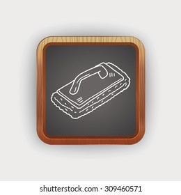 cleaning tool doodle