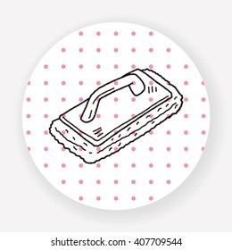 cleaning tool doodle