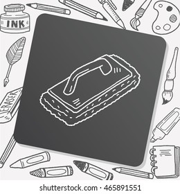 cleaning tool doodle