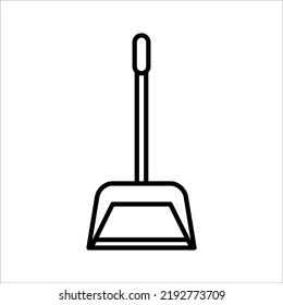 cleaning tool icon on white background