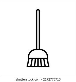 cleaning tool icon on white background