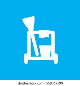 cleaning tools icon illustration isolated vector sign symbol