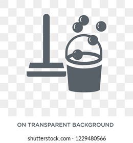 Cleaning tools icon. Trendy flat vector Cleaning tools icon on transparent background from Cleaning collection. 