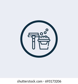Cleaning tools icon - Vector illustration