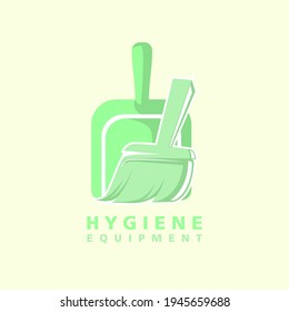 Cleaning Tools Logo Design Vector