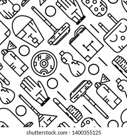 cleaning tools pattern vector smart cleaning