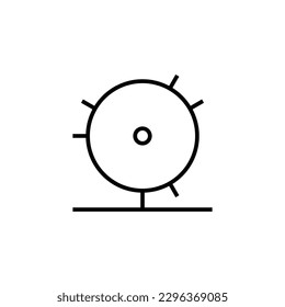 Cleaning of tracks sign icon isolated on white background. Graphical symbol modern, simple, vector, icon for website design, mobile app, ui. Vector Illustration
