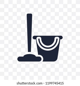 Cleaning transparent icon. Cleaning symbol design from Cleaning collection. Simple element vector illustration on transparent background.