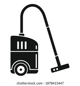 Cleaning vacuum cleaner icon. Simple illustration of cleaning vacuum cleaner vector icon for web design isolated on white background