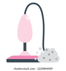 cleaning vacuum cleaner icon vector image with white background