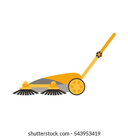 Cleaning vacuum equipment vector.