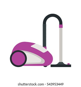 Cleaning vacuum equipment vector.