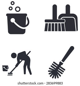 Cleaning Vector Icon