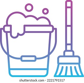 Säubern von Vektorsymbol. Kann für Druck-, Mobil- und Web-Anwendungen verwendet werden.