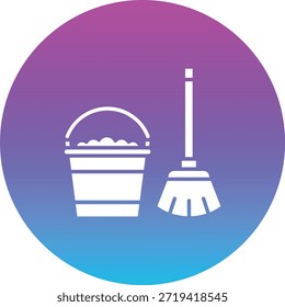 Icono de Vector de limpieza. Se puede utilizar para aplicaciones de impresión, móviles y de Web.