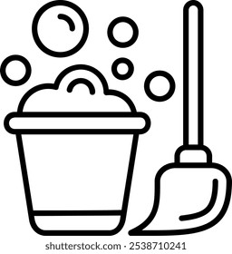 Cleaning Vector Icon Design Symbol